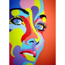 Load image into Gallery viewer, Panited Face - Full Drill Diamond Painting
