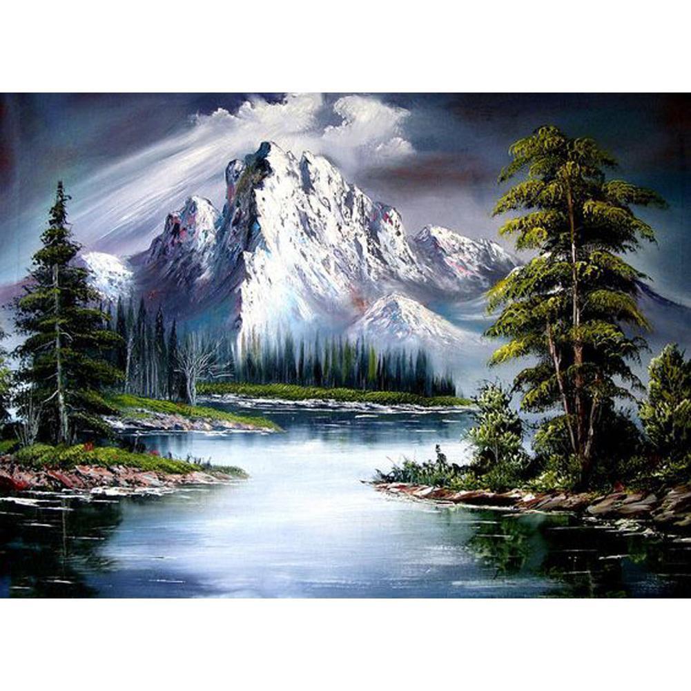 Mountain Scenery  - Full Drill Diamond Painting