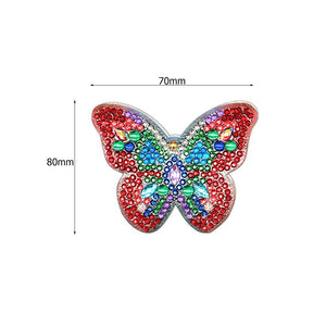 5pcs Butterfly DIY Keychain