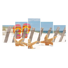 Load image into Gallery viewer, 5-pictures Beach - Full Drill Diamond Painting - 95x45cm
