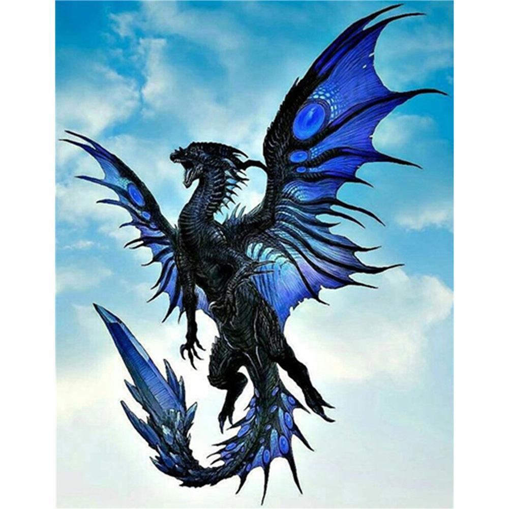 Blue Dragon - Full Drill Diamond Painting