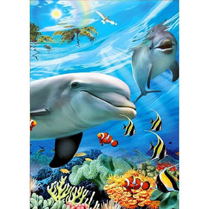 Dolphin - Full Drill Diamond Painting