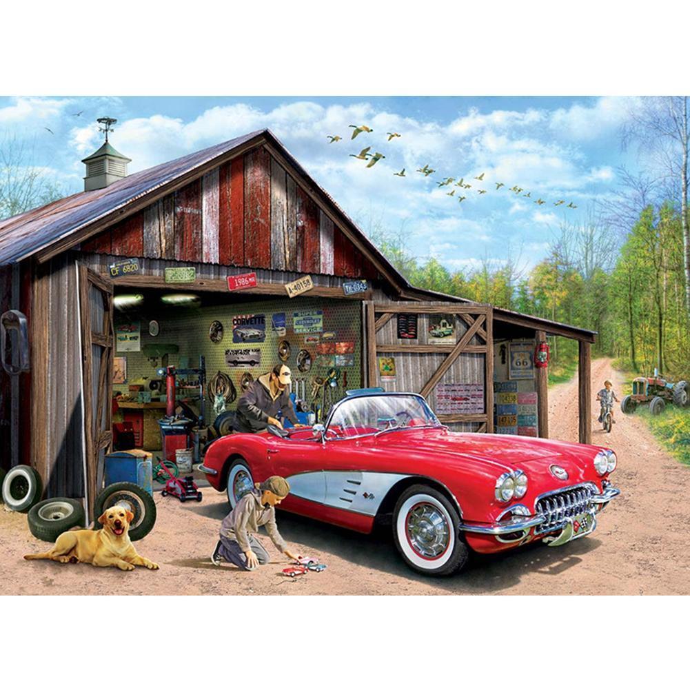 Car Scenery - Full Drill Diamond Painting