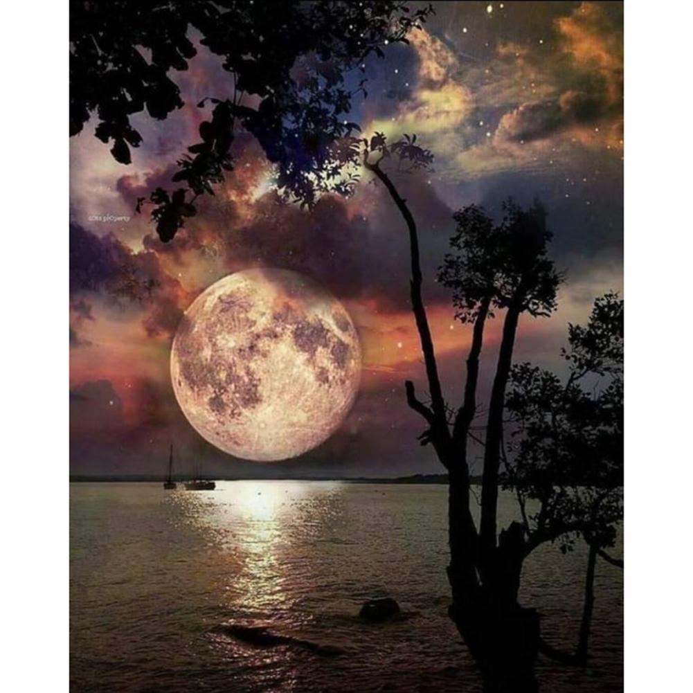Moon Scenery - Full Drill Diamond Painting