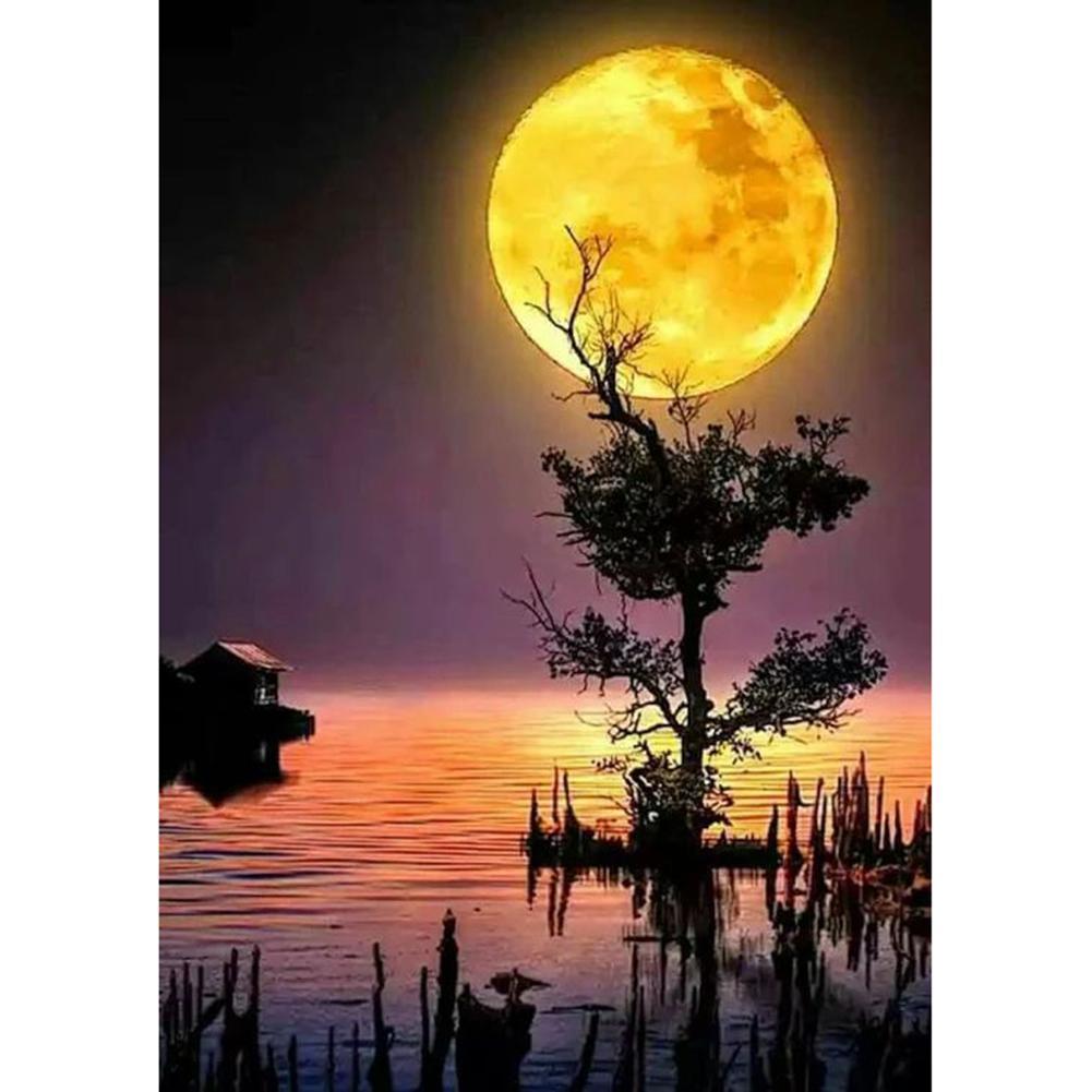 Moon Scenery - Full Drill Diamond Painting