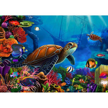 Load image into Gallery viewer, Sea turtle - Full Drill Diamond Painting
