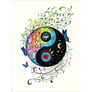 Tai Chi Butterfly Eye - Full Drill Diamond Painting