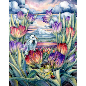 Flowers - Full Drill Diamond Painting