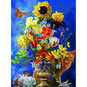 Flowers - Full Drill Diamond Painting