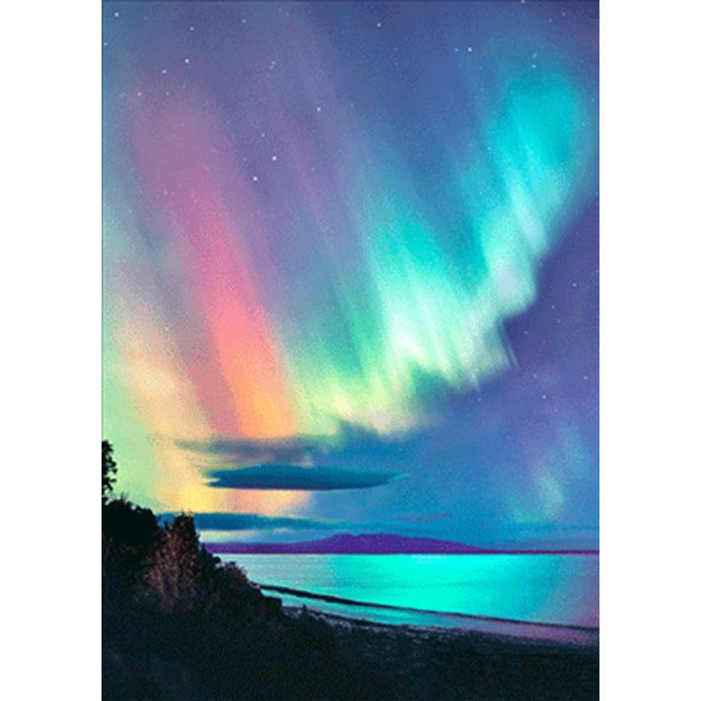 Aurora Scenery - Full Drill Diamond Painting