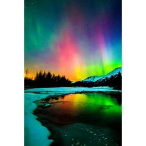Aurora Scenery - Full Drill Diamond Painting