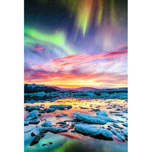 Aurora Scenery - Full Drill Diamond Painting