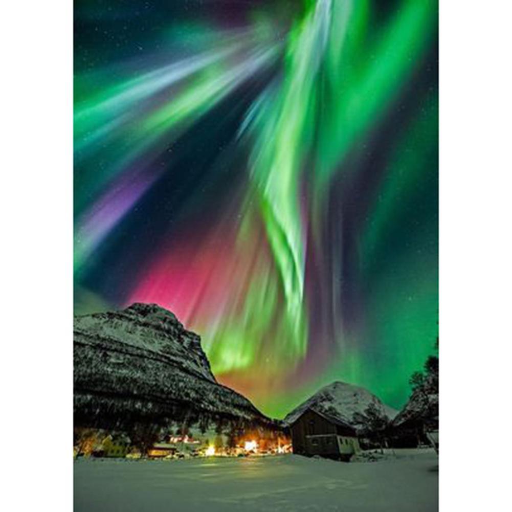 Aurora Scenery - Full Drill Diamond Painting