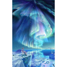 Load image into Gallery viewer, Aurora Scenery - Full Drill Diamond Painting
