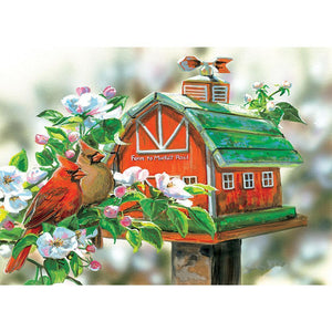 Flower Bird - Full Drill Diamond Painting