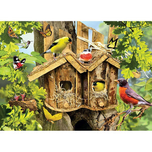 Flower Bird - Full Drill Diamond Painting