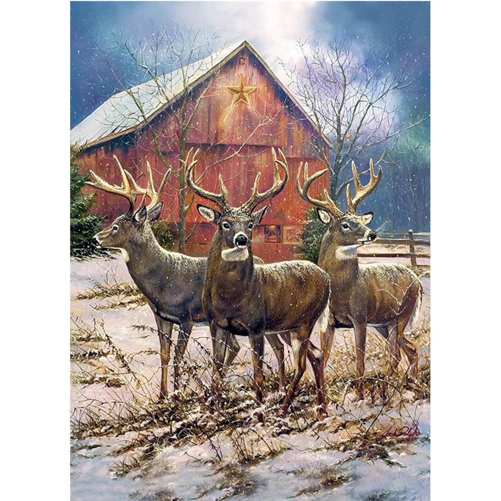 Deer Nature - Full Drill Diamond Painting