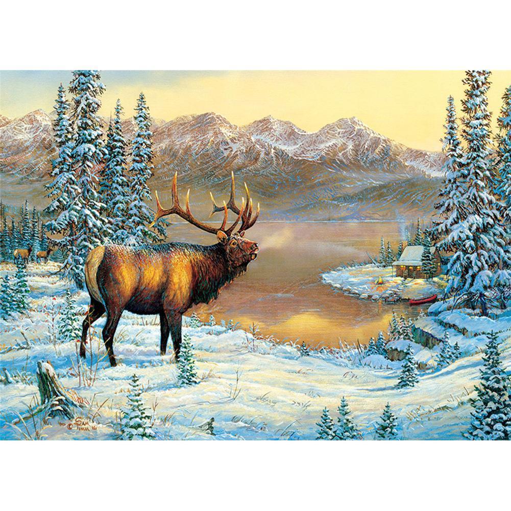 Deer Nature - Full Drill Diamond Painting