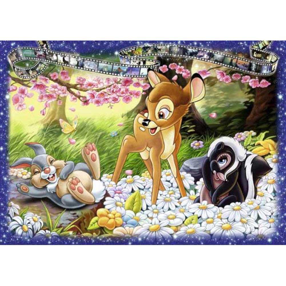 Deer and rabbit - Full Drill Diamond Painting