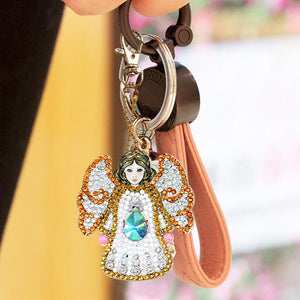 5pcs Angel DIY Keychain