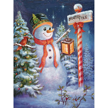 Load image into Gallery viewer, Snowman - Full Drill Diamond Painting
