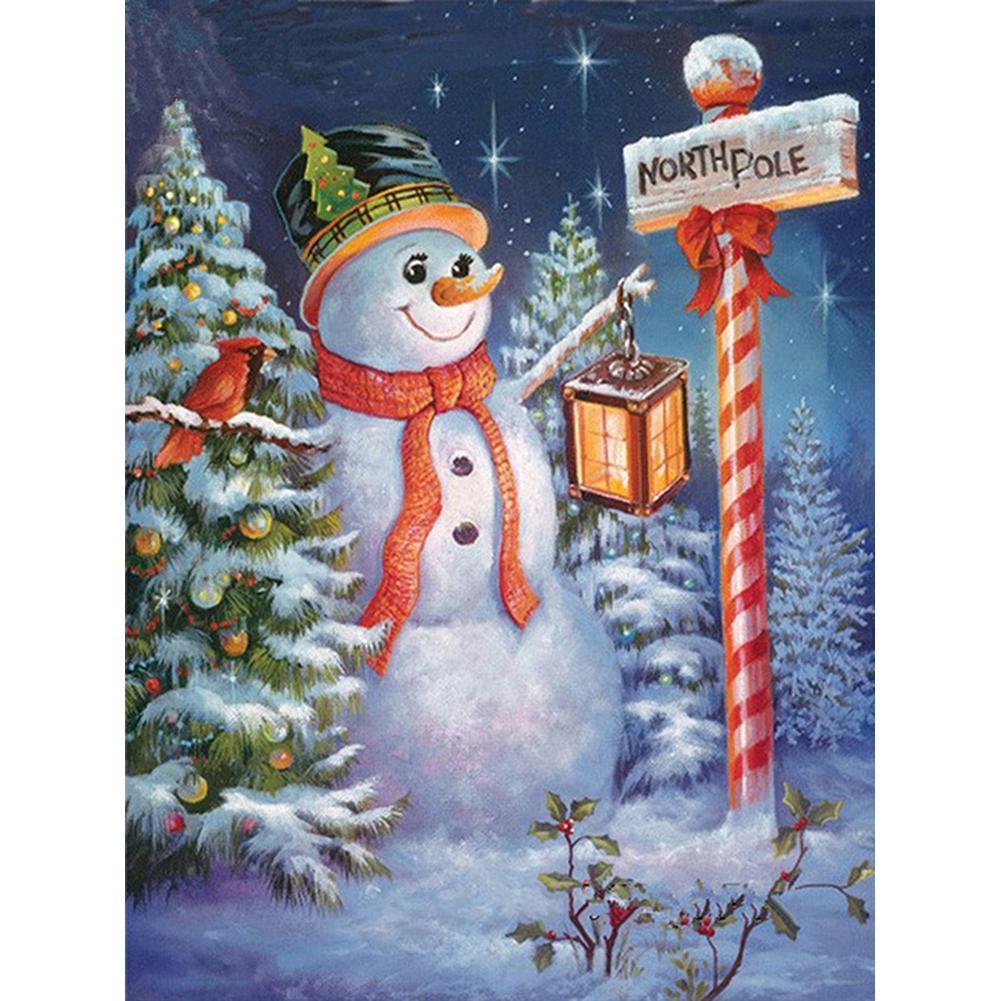 Snowman - Full Drill Diamond Painting
