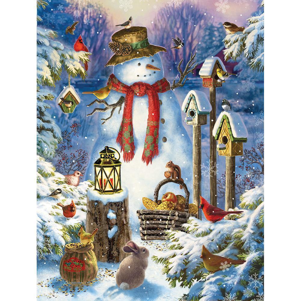 Snowman - Full Drill Diamond Painting