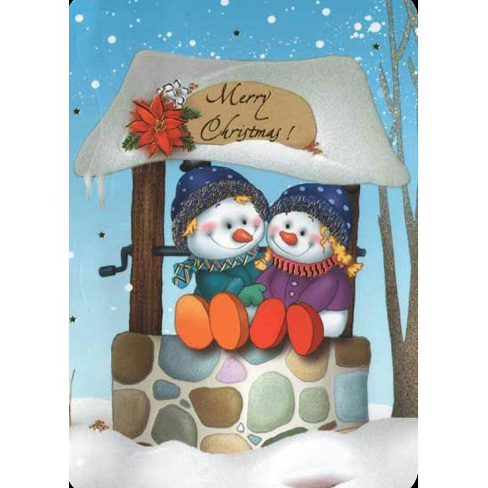 Snowman - Full Drill Diamond Painting