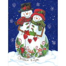 Load image into Gallery viewer, Snowman - Full Drill Diamond Painting
