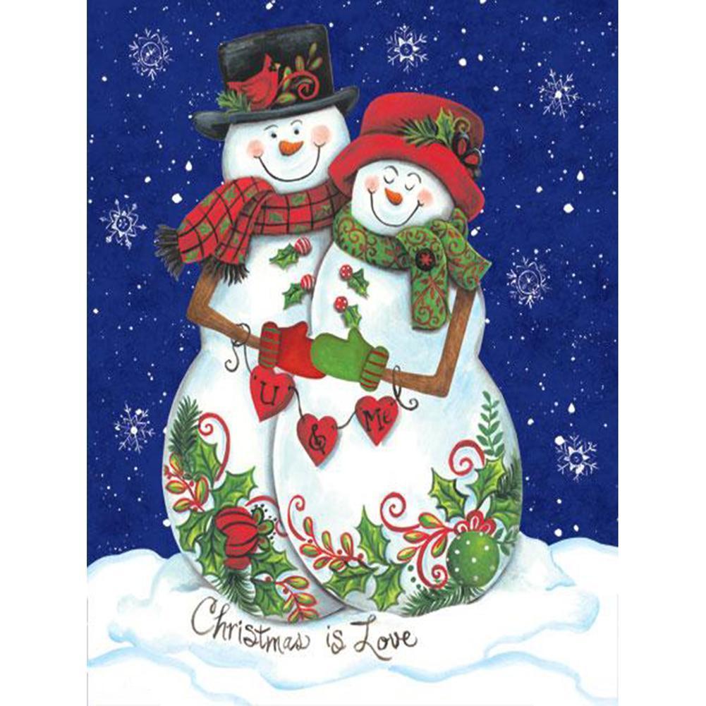 Snowman - Full Drill Diamond Painting