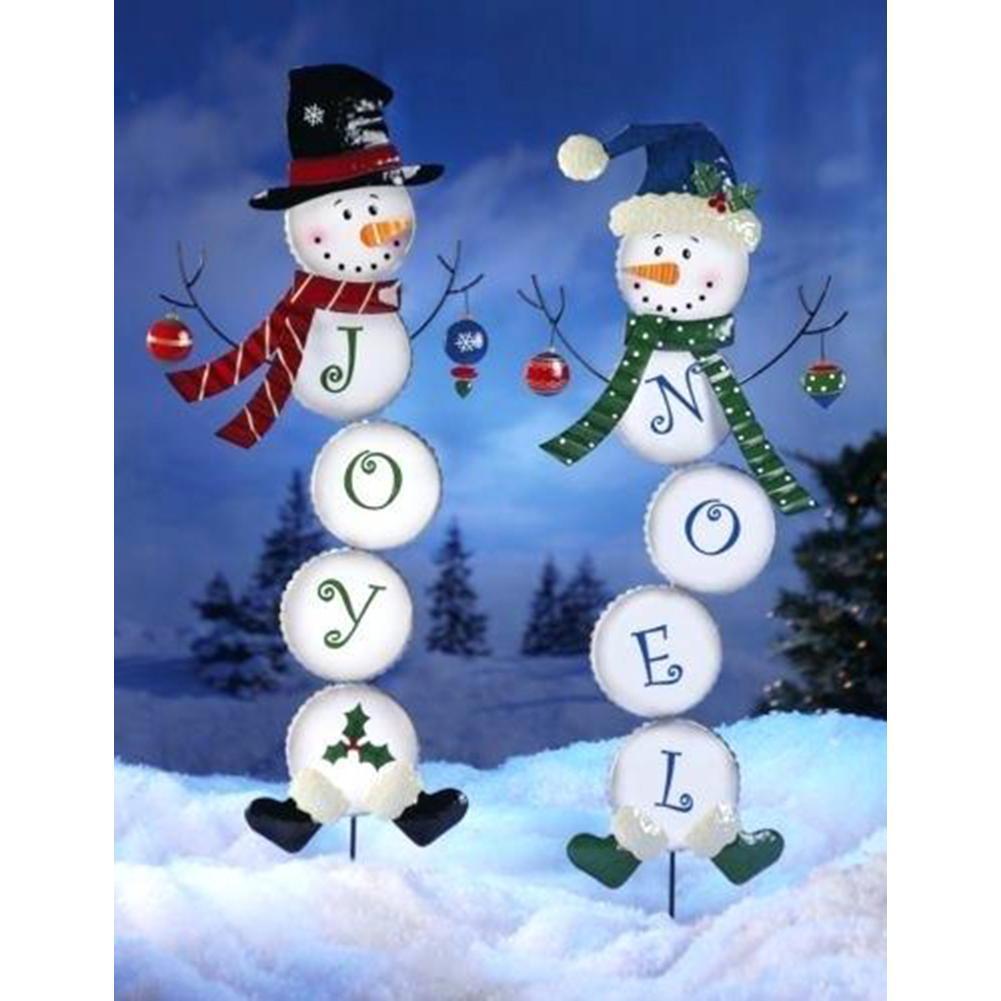 Snowman - Full Drill Diamond Painting