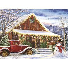 Load image into Gallery viewer, Snowman - Full Drill Diamond Painting
