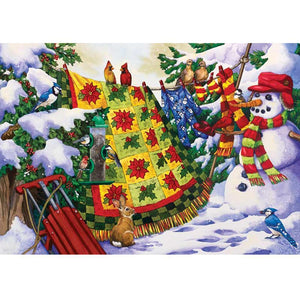 Snowman - Full Drill Diamond Painting