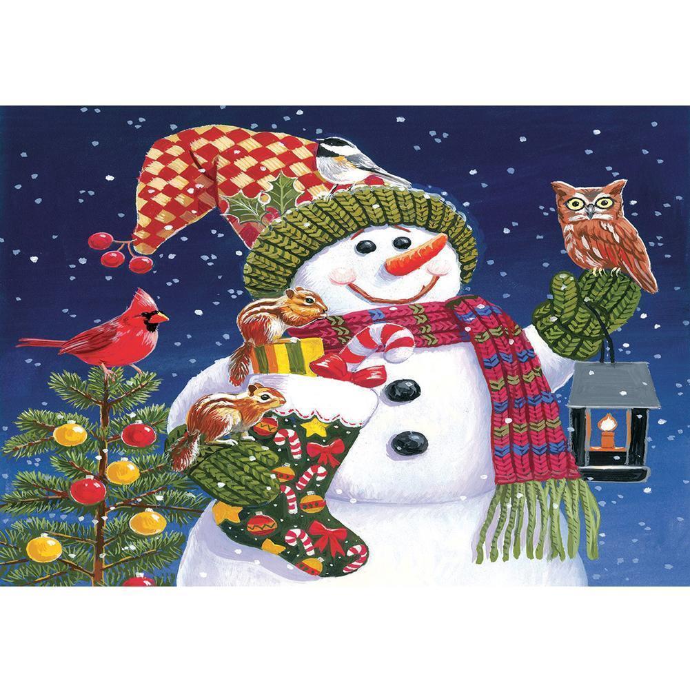 Snowman - Full Drill Diamond Painting