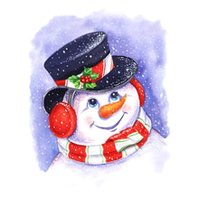 Load image into Gallery viewer, Snowman - Full Drill Diamond Painting
