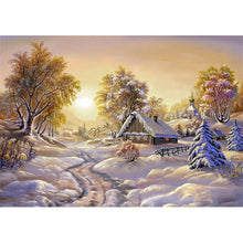 Load image into Gallery viewer, Snow Scenery - Full Drill Diamond Painting
