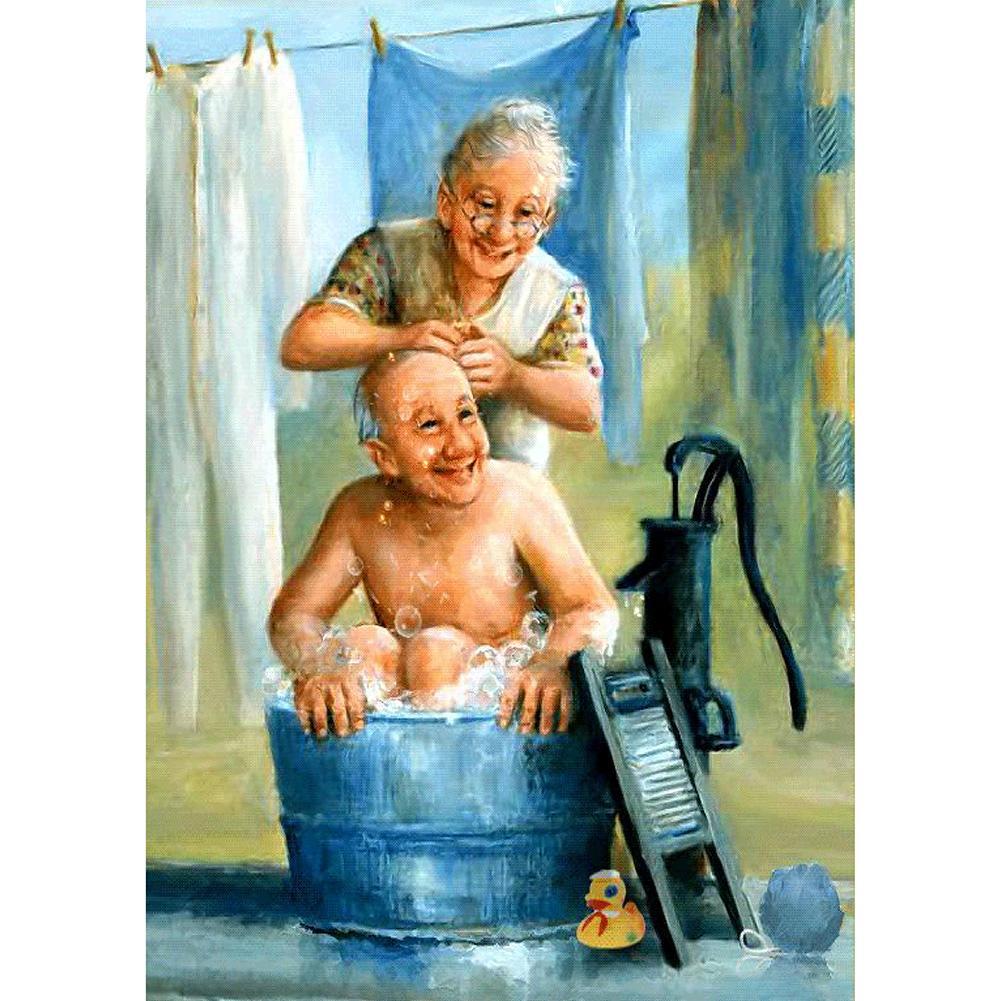 Older Couples  - Full Drill Diamond Painting