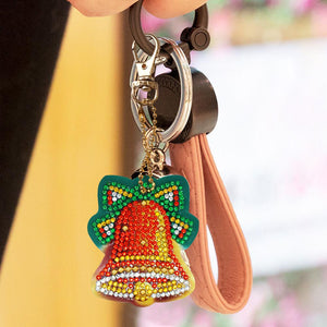 8pcs Christmas DIY Keychain