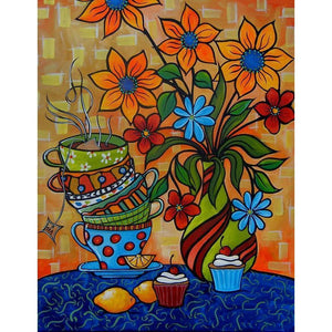 Flowers - Full Drill Diamond Painting