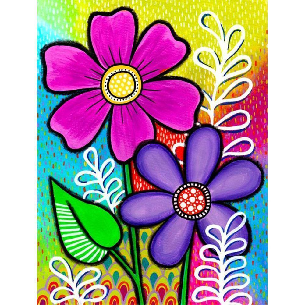 Flowers - Full Drill Diamond Painting