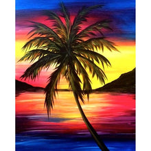 Load image into Gallery viewer, Beach Tree - Full Drill Diamond Painting
