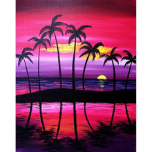 Load image into Gallery viewer, Beach Tree - Full Drill Diamond Painting
