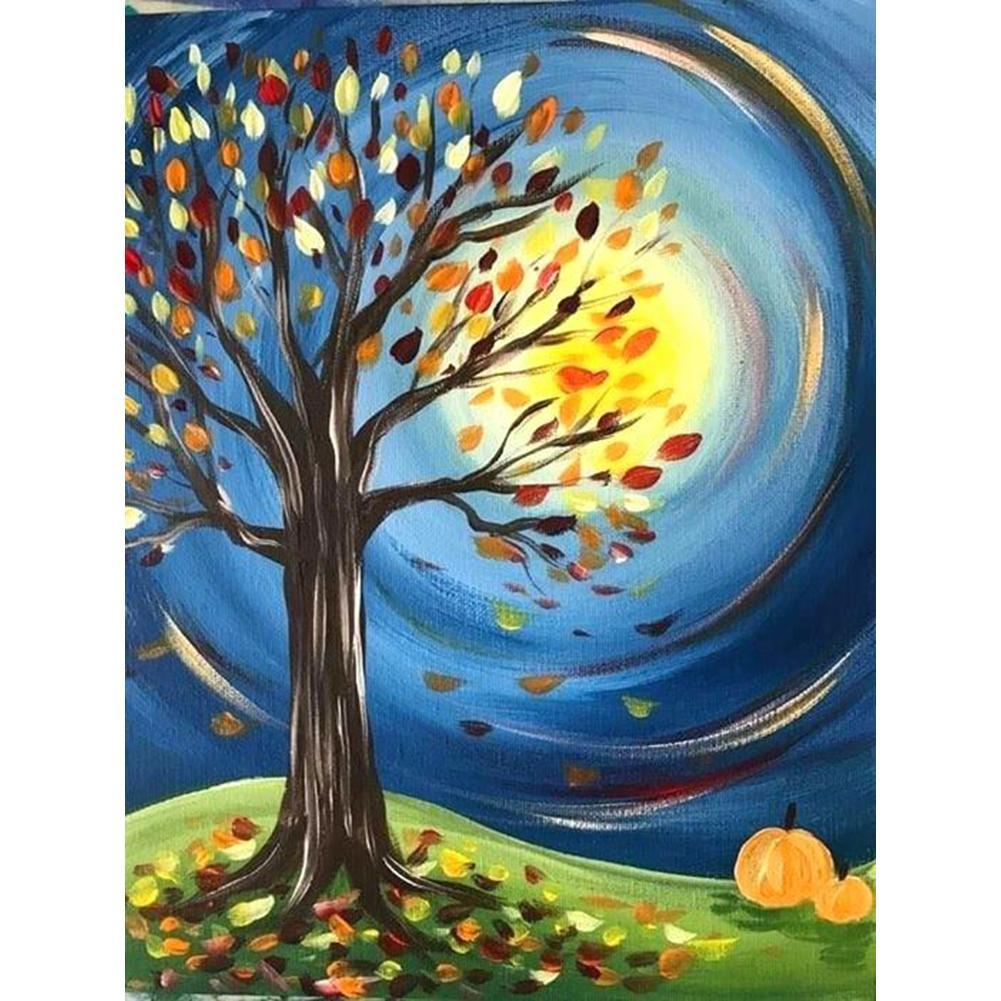 Tree Abstract - Full Drill Diamond Painting