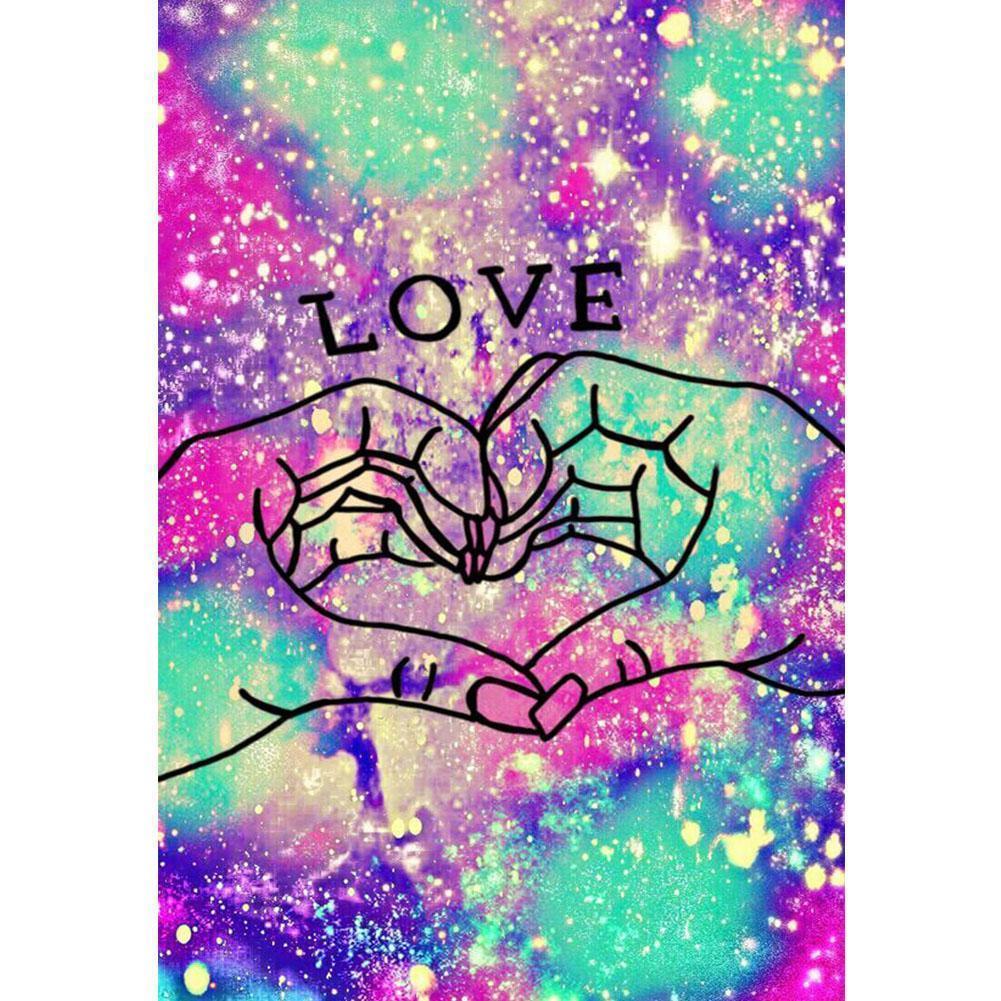 Starry Sky Words-Love - Full Drill Diamond Painting