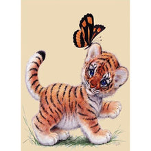 Load image into Gallery viewer, Tiger - Full Drill Diamond Painting
