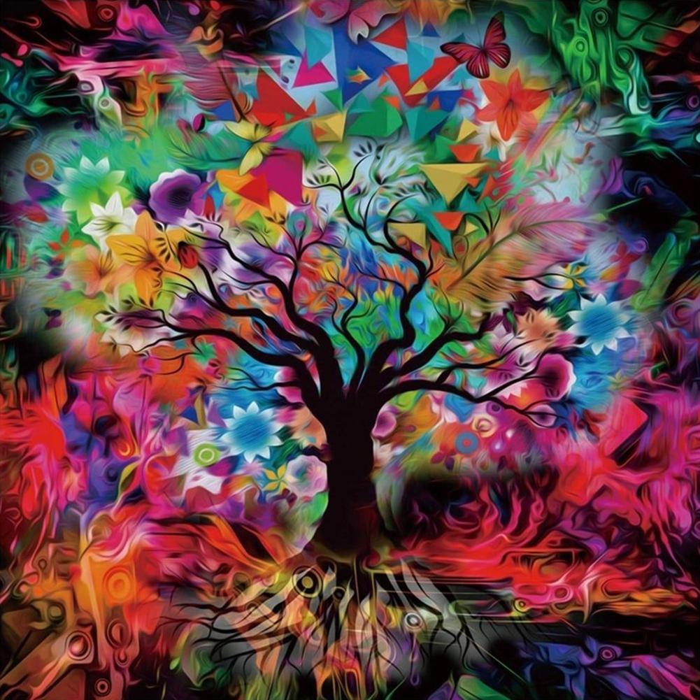 Colorful Tree - Full Drill Diamond Painting