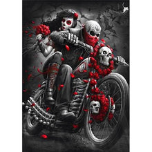 Load image into Gallery viewer, Skull - Full Drill Diamond Painting
