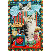 Load image into Gallery viewer, Cat - Full Drill Diamond Painting
