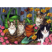 Load image into Gallery viewer, Cat - Full Drill Diamond Painting
