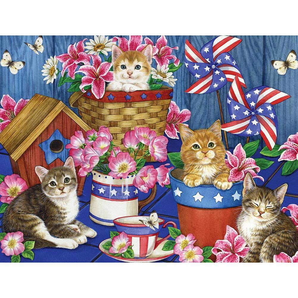 Cat - Full Drill Diamond Painting